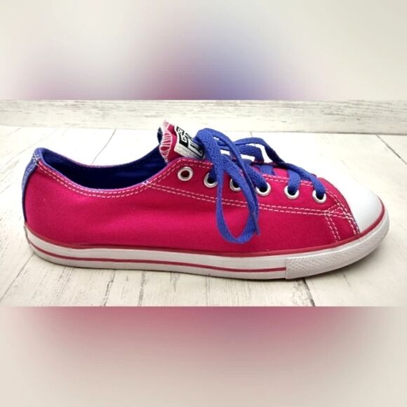 Converse East Coast Chuck Taylor Junior Sneakers Running Shoes SZ 5.5 Pink Kids - Picture 5 of 16